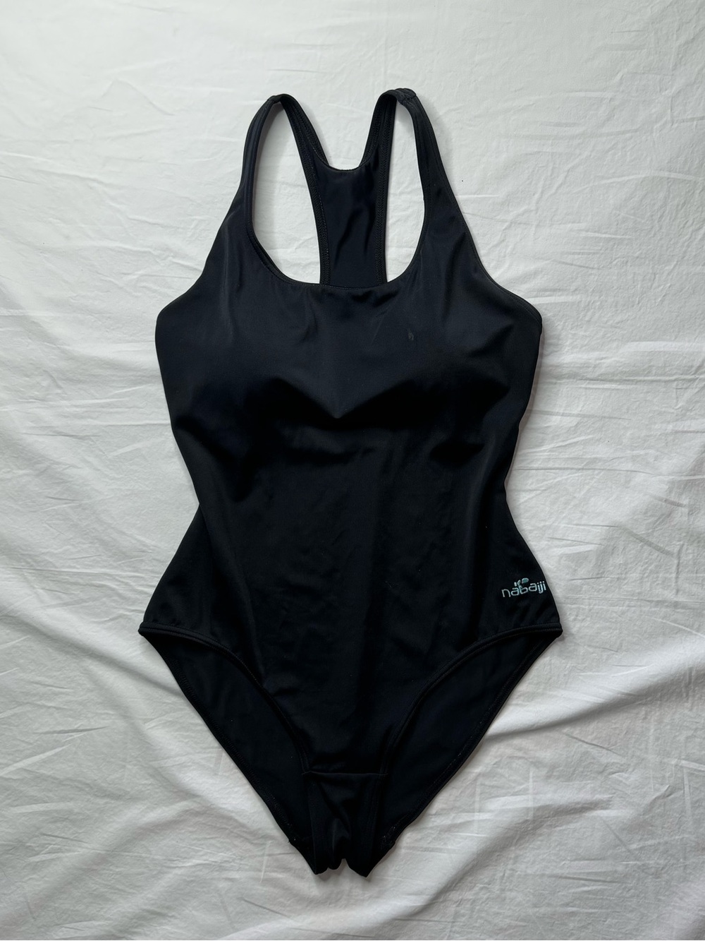 Nabaiji - Black Racerback Performance One-Piece Swimsuit